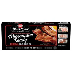 Hormel Black Label Microwave Ready Original Bacon - 12 Oz.