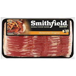 Smithfield Naturally Hickory Smoked Hometown Original Bacon - 16 Oz