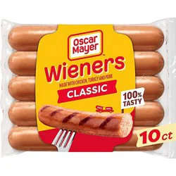Oscar Mayer Classic Wieners Hot Dogs 10 Count
