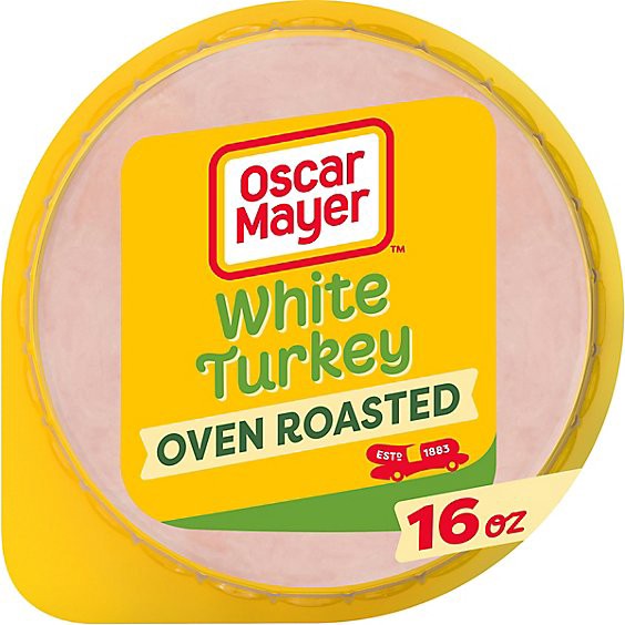slide 1 of 8, Oscar Mayer Lean Oven Roasted White Turkey Sliced Lunch Meat Pack - 16 Oz, 16 oz