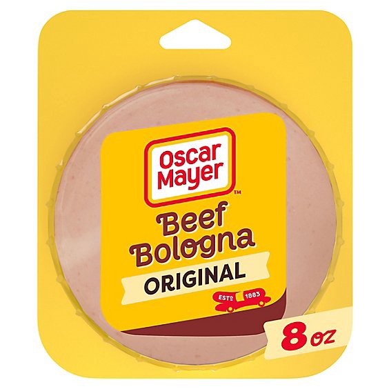slide 1 of 1, Oscar Mayer Beef Bologna Sliced Lunch Meat Pack - 8 Oz, 8 oz