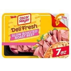 Oscar Mayer Deli Fresh Slow Roasted Roast Beef Deli Lunch Meat - 7 Oz