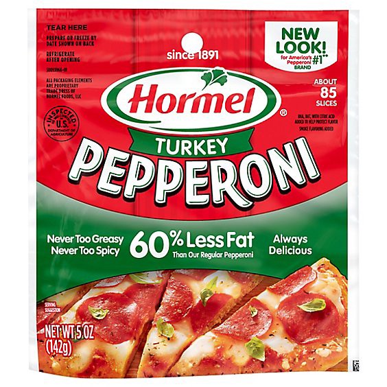slide 1 of 10, Hormel Turkey Pepperoni - 5 Oz, 5 oz
