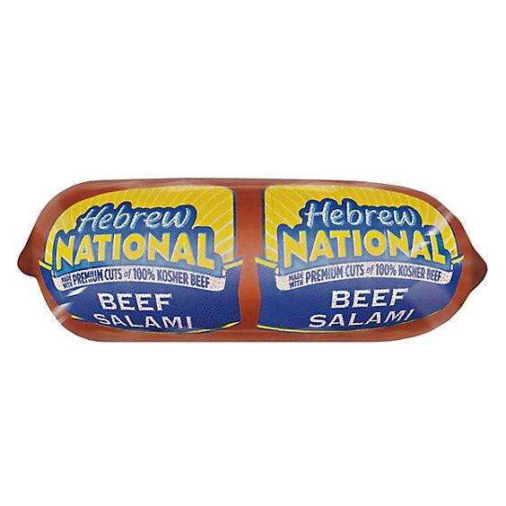 slide 1 of 1, Hebrew National Beef Salami Lunch Meat - 12 Oz, 12 oz