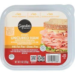 Signature Select Ham Honey Thin Sliced 97% Fat Free - 8 Oz