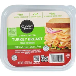 Signature Select Turkey Breast Oven Roasted 98% Fat Free - 8 Oz