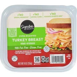 Signature Select Turkey Breast Oven Roasted 98% Fat Free - 8 Oz