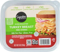 Signature Select Turkey Breast Oven Roasted 98% Fat Free - 8 Oz