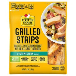 Foster Farms Southwestern Seasoned Chicken Breast Strips - 6 Oz