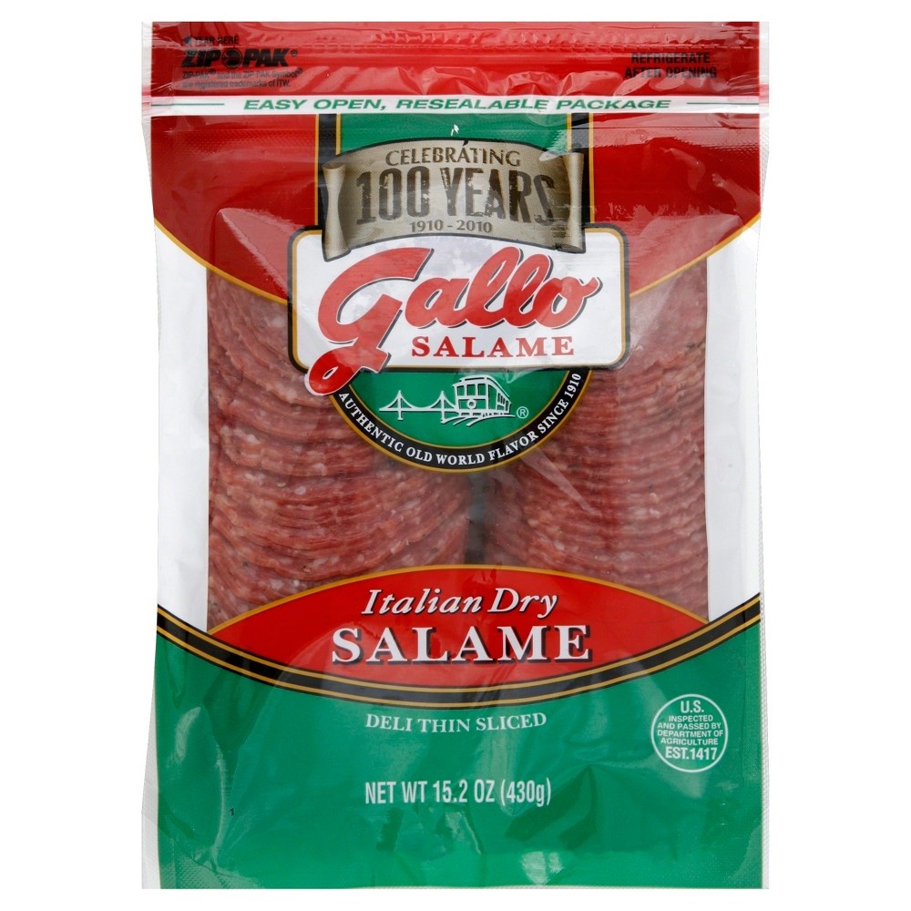 slide 3 of 3, Gallo Salame Gallo Sliced Salami - 15.2oz, 