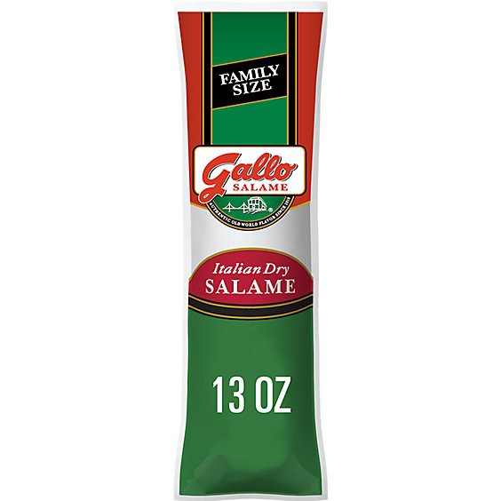 slide 1 of 1, Gallo Salame Italian Dry Salame Chub Family Size - 13 Oz, 13 oz
