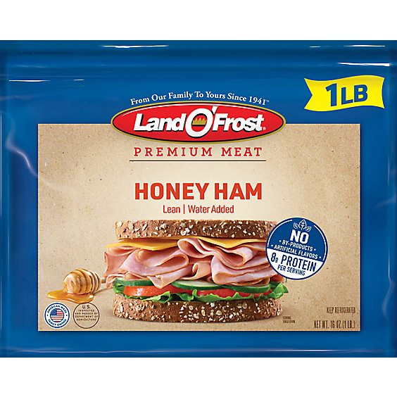 slide 1 of 1, Land O' Frost Premium Honey Ham - 16 Oz, 16 oz