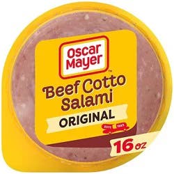 Oscar Mayer Beef Cotto Salami Sliced Lunch Meat - 16 Oz