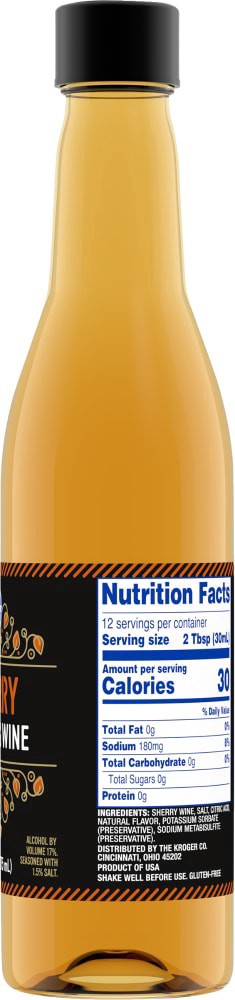 slide 2 of 3, Kroger Sherry Cooking Wine, 12.7 fl oz