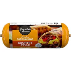 Signature Select Roll Country Style Pork Sausage- 16 Oz