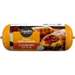 Signature Select Country Style Pork Sausage Roll - 16 Oz