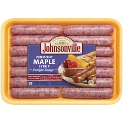 Johnsonville Vermont Maple Syrup Breakfast Sausage - 12 Oz