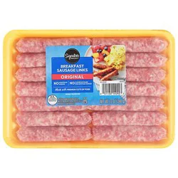 Signature Select Breakfast Sausage Links - 12 Oz