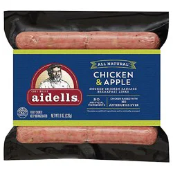 Aidells Chicken & Apple Smoked Chicken Sausage Breakfast Links - 10 Count