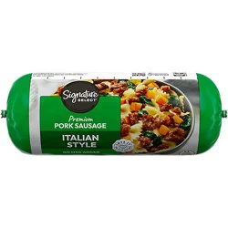 Signature Select Pork Sausage Roll Italian Style - 16 Oz
