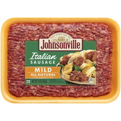 slide 1 of 1, Johnsonville Mild Italian Sausage - 16 Oz, 16 oz