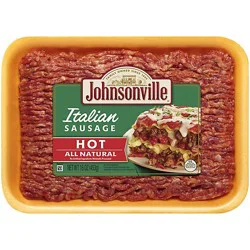 Johnsonville Sausage Ground Pork Italian Hot - 16 Oz