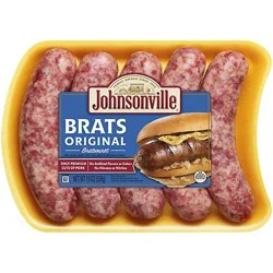 Johnsonville Brats Original Bratwurst 5 Links - 19 Oz