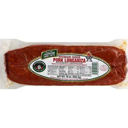 Reynaldos Sausage Pork Longaniza Cured - 10 Oz