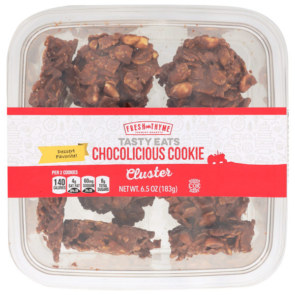 slide 1 of 1, Fresh Thyme Choc Cookie Clusters, 6.05 oz