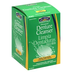 Hill Country Fare Effervescent Denture Cleanser Minty Fresh Tablets