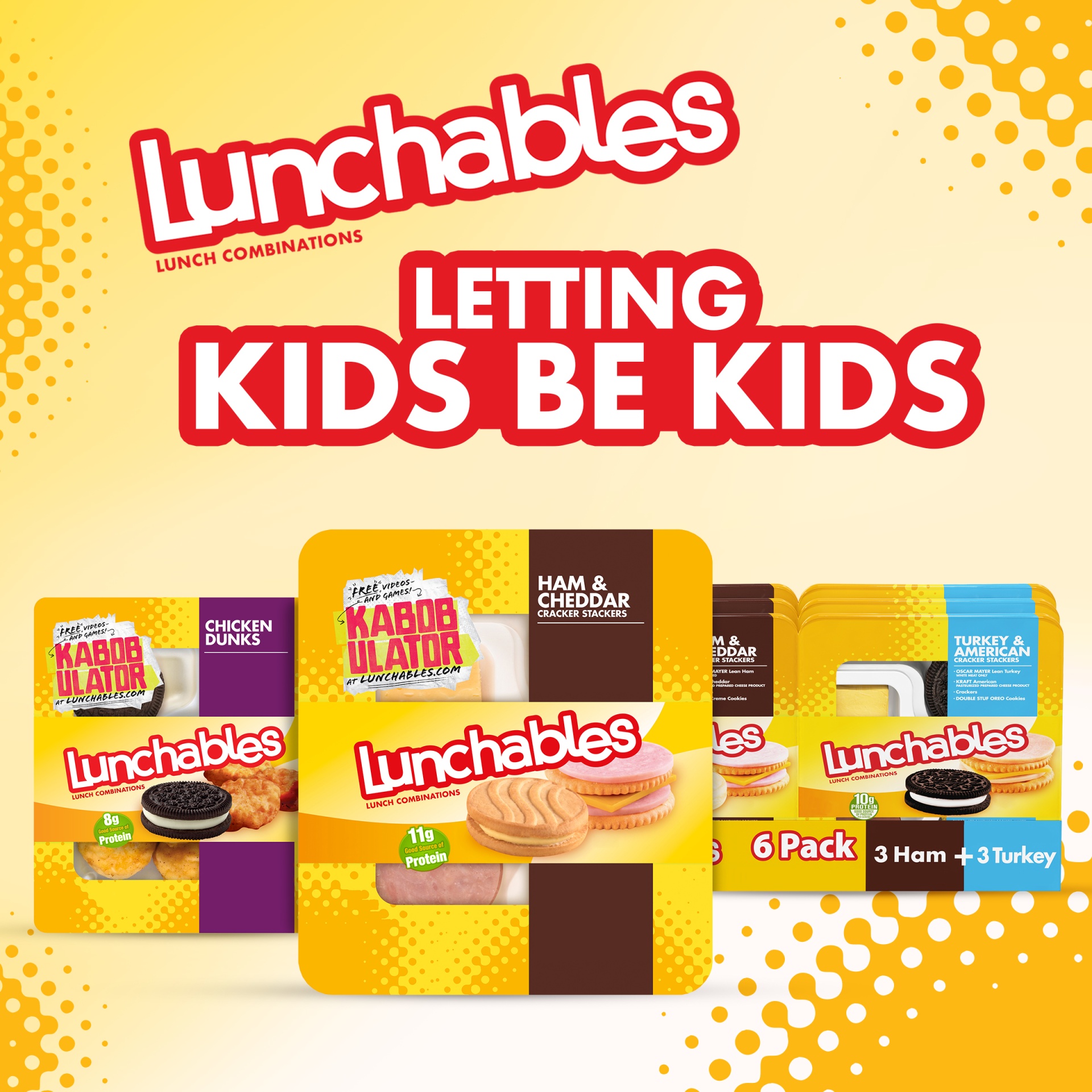 slide 4 of 7, Lunchables Oscar Mayer Lunchables Ham & Cheddar Cheese Cracker Stackers - 3.5oz, 3.5 oz