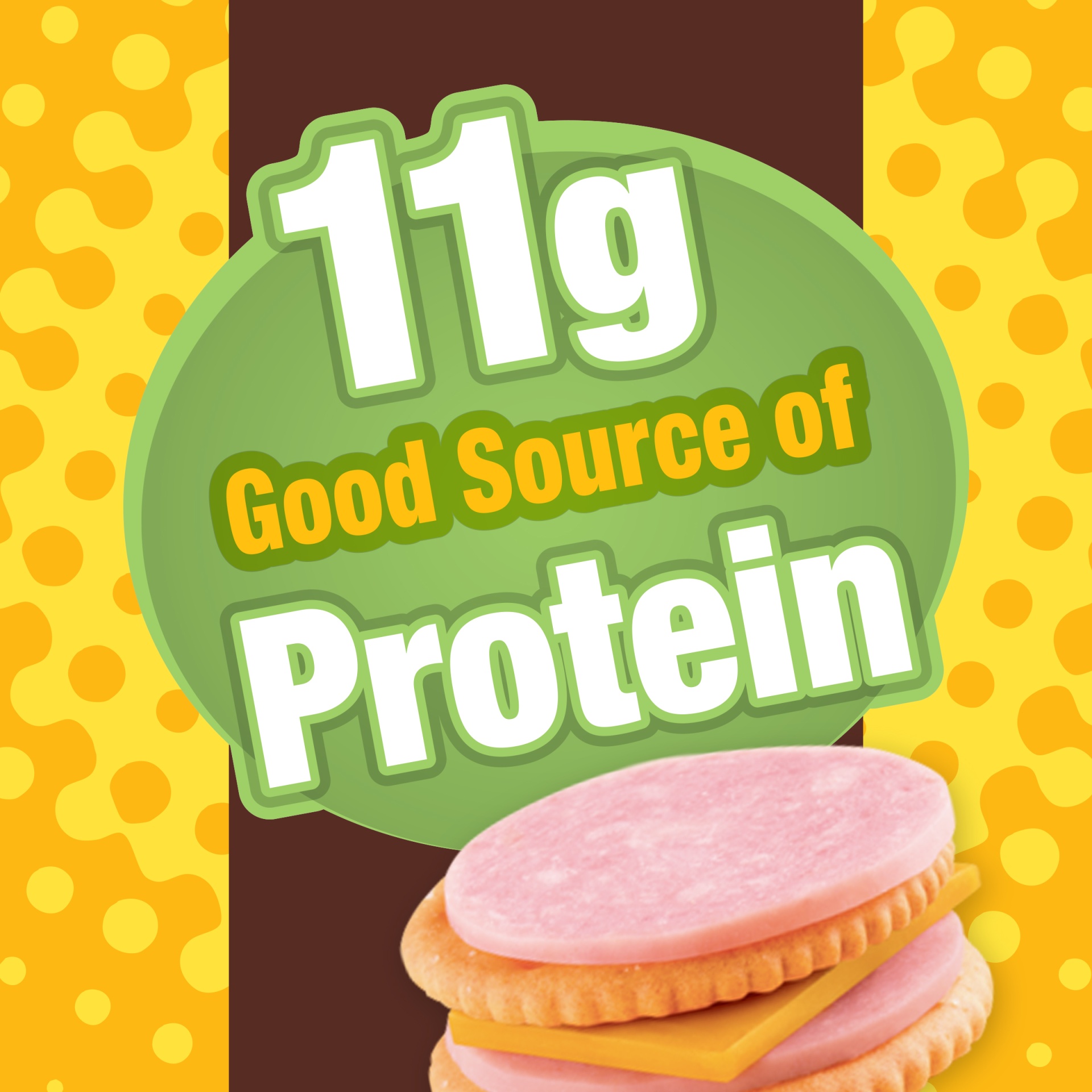 slide 5 of 7, Lunchables Oscar Mayer Lunchables Ham & Cheddar Cheese Cracker Stackers - 3.5oz, 3.5 oz