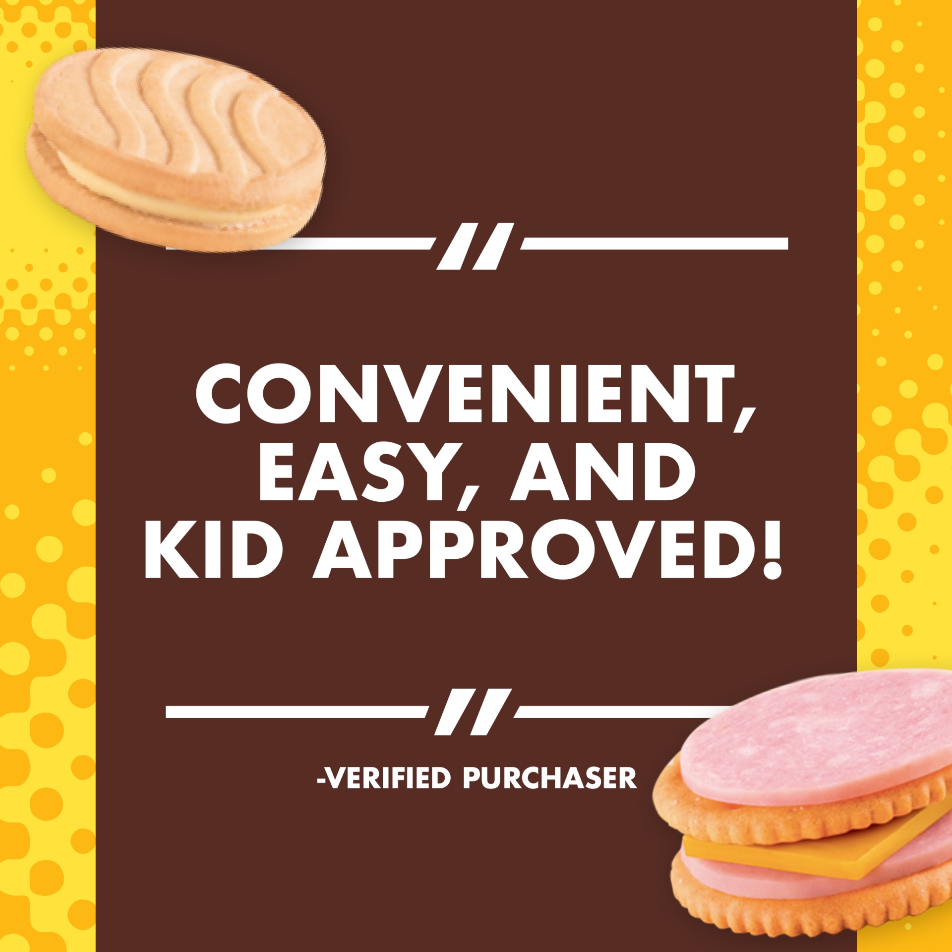 slide 6 of 7, Lunchables Oscar Mayer Lunchables Ham & Cheddar Cheese Cracker Stackers - 3.5oz, 3.5 oz