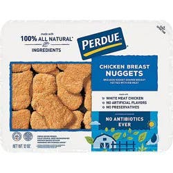 Perdue Breaded Chicken Breast Nuggets No Antibiotics Ever Refrigerated Traypack - 12 Oz