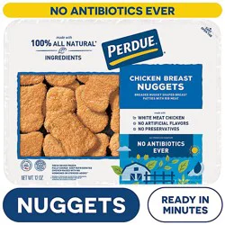 Perdue Breaded Chicken Breast Nuggets No Antibiotics Ever Refrigerated Traypack - 12 Oz