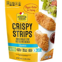 Foster Farms Classic Crispy Chicken Strips - 24 Oz