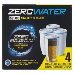 ZeroWater Replacement Filters 4 ea