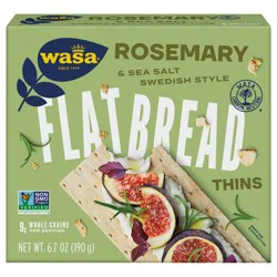 Wasa Thins Swedish Style Rosemary & Sea Salt Flatbread 6.7 oz