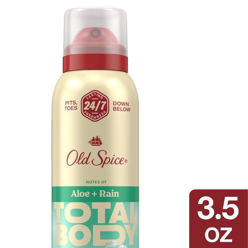 slide 1 of 11, Old Spice Whole Body Deodorant Spray - Aloe and Rain - 3.5oz, 3.5 oz
