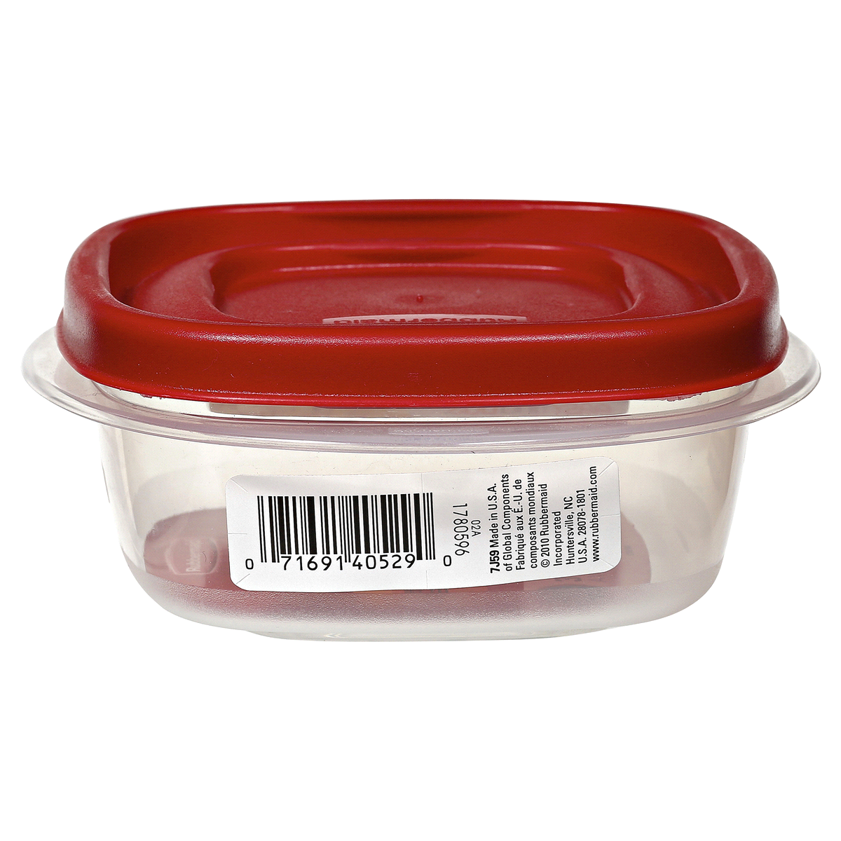 slide 3 of 5, Rubbermaid Easy Find Lids Square Food Storage Container, 1 ct