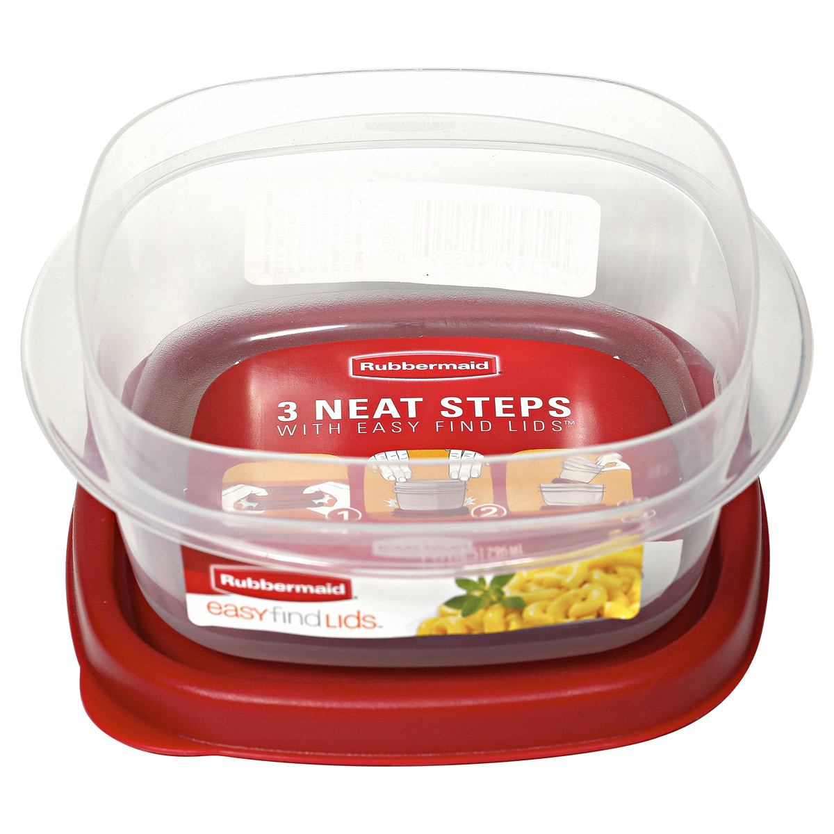 slide 5 of 5, Rubbermaid Easy Find Lids Square Food Storage Container, 1 ct