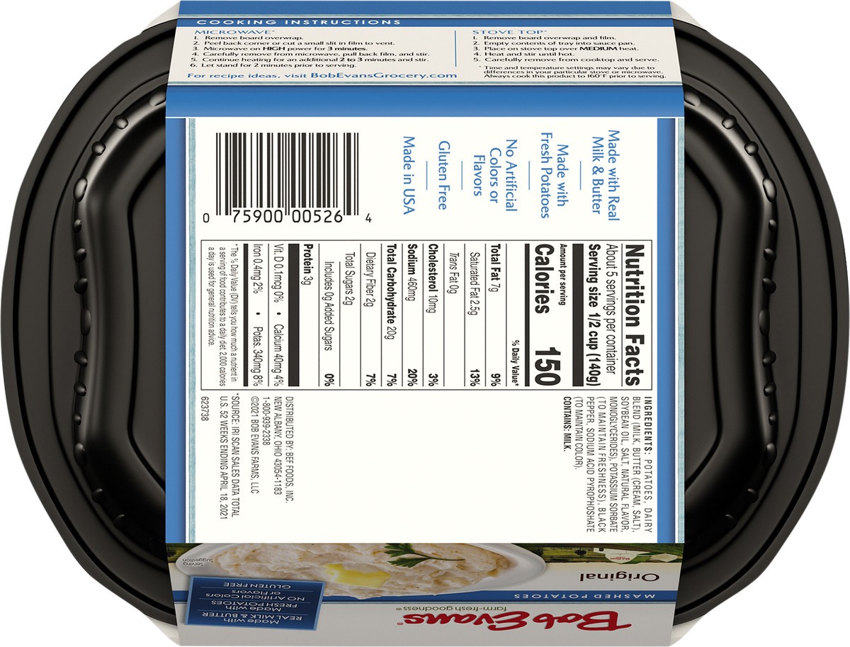 slide 4 of 11, Bob Evans Mashed Potatoes Original - 24 Oz, 24 oz