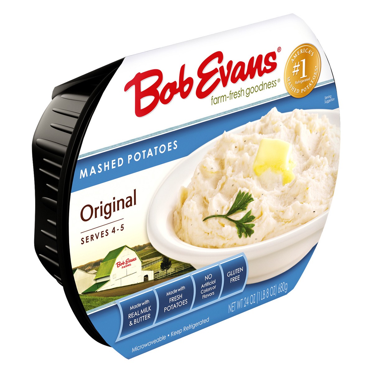 slide 9 of 11, Bob Evans Mashed Potatoes Original - 24 Oz, 24 oz