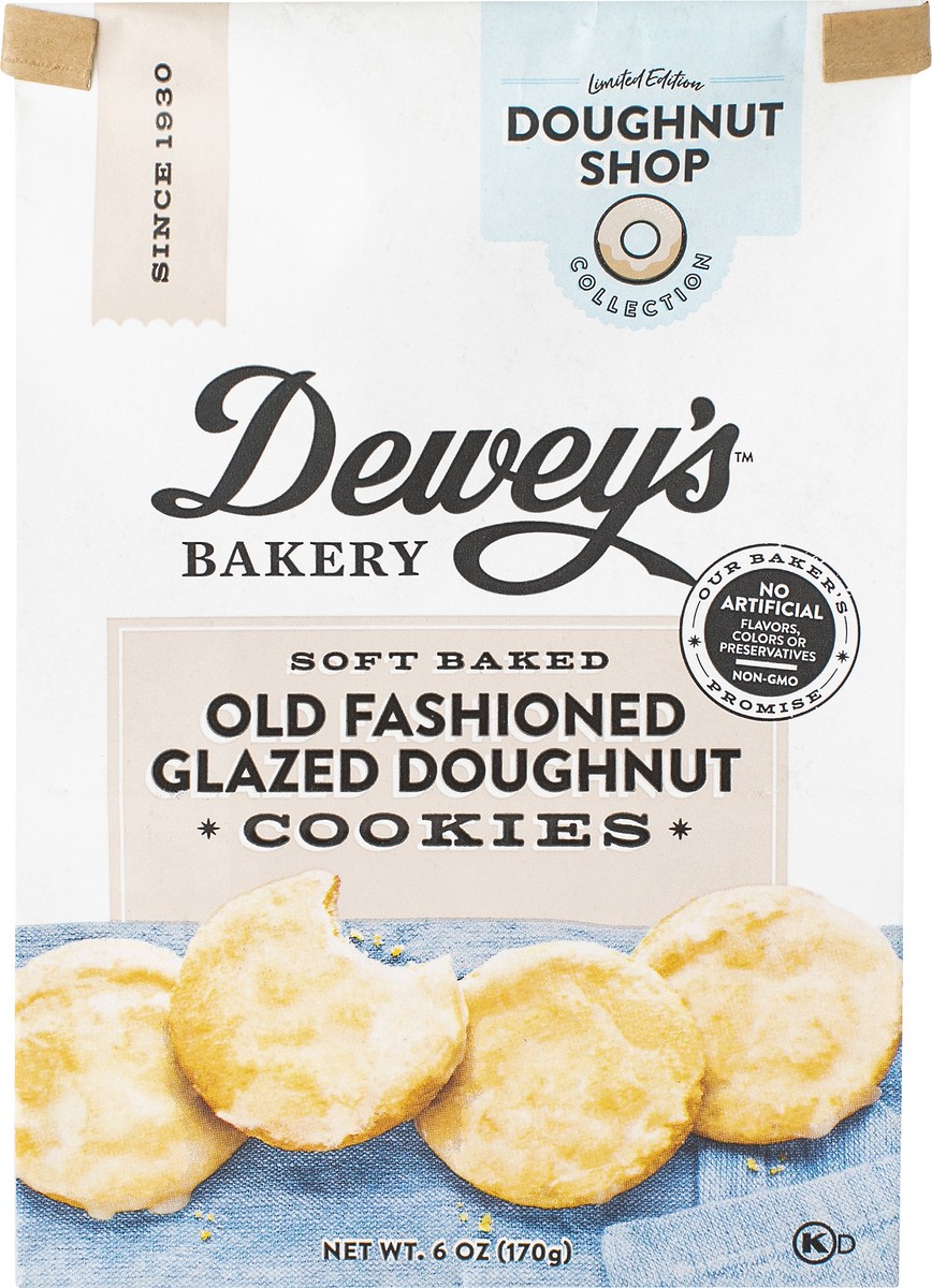 slide 9 of 11, Dewey's Bakery Soft Baked Old Fashioned Glazed Doughnut Cookies 6 oz, 6 oz