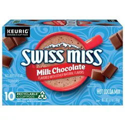 Swiss Miss K-Cup Pods Milk Chocolate Hot Cocoa Mix Pods- 10 ct