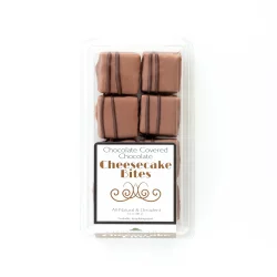 Chuckanut Bay Foods Chocolate Covered Chocolate Cheesecake Bites 8 Count