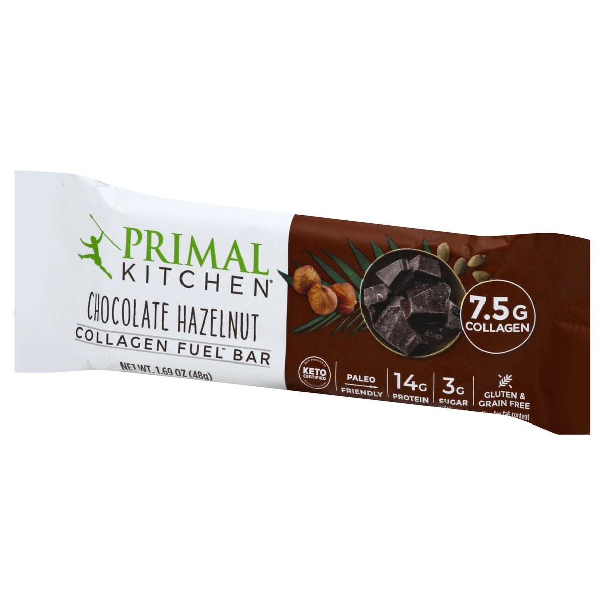 slide 3 of 10, Primal Kitchen Chocolate Hazlnut Bar, 1.7 oz