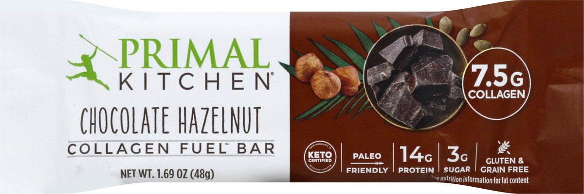 slide 9 of 10, Primal Kitchen Chocolate Hazlnut Bar, 1.7 oz