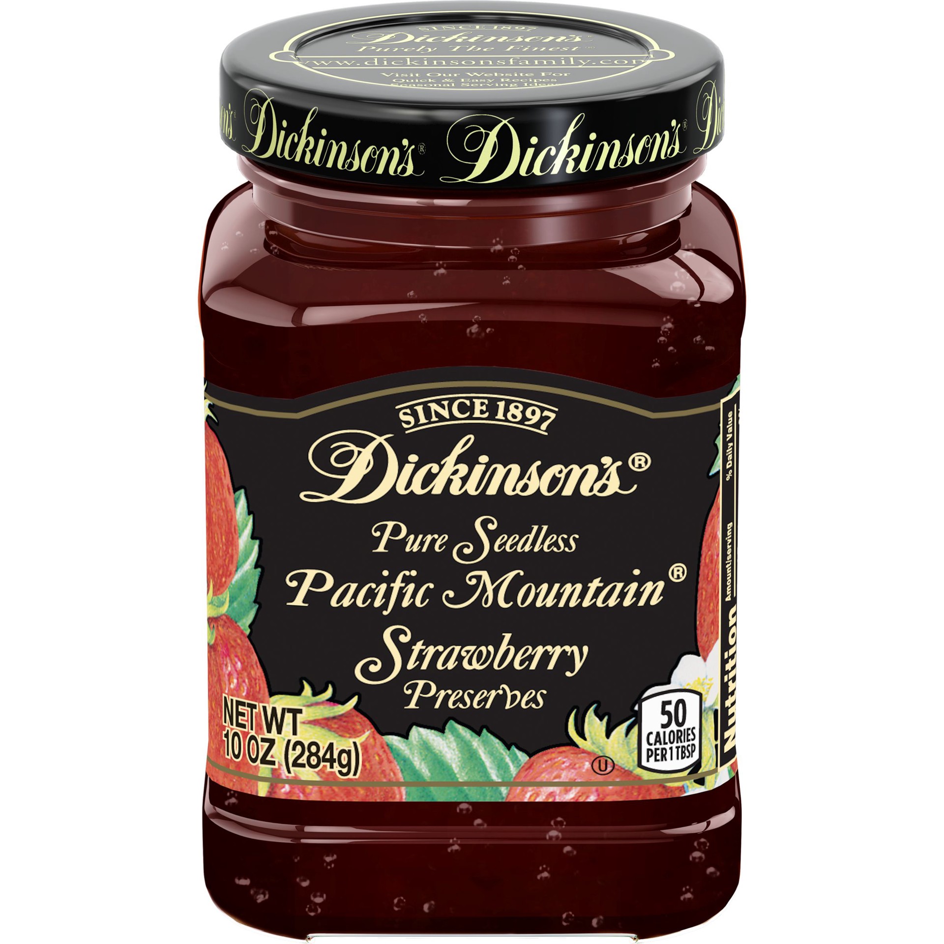 slide 1 of 2, Dickinson's Dickinson Seedless Strbry Preserves, 10 oz