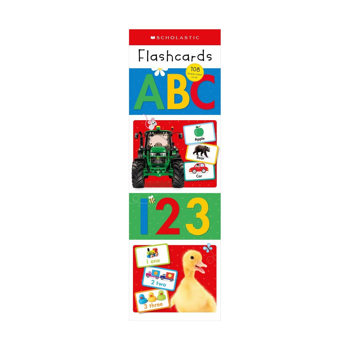 slide 1 of 1, Abc And 123 Flashcard Double Pack By Scholastic, 1 ct